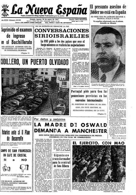 Portada Jueves 26 de  de 1967