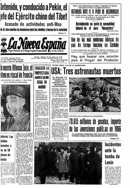 Portada Sábado 28 de  de 1967
