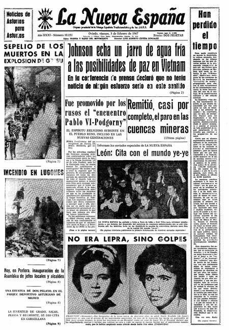 Portada Viernes 3 de  de 1967