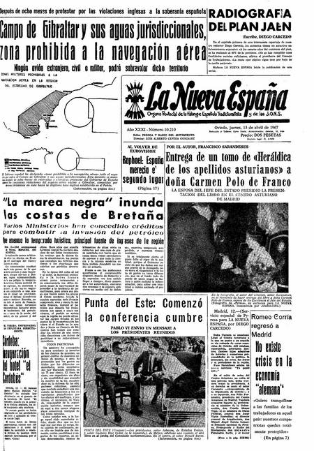 Portada Jueves 13 de  de 1967