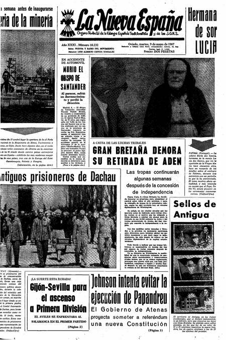 Portada Martes 9 de  de 1967
