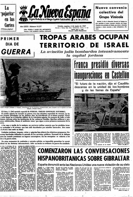 Portada Martes 6 de  de 1967