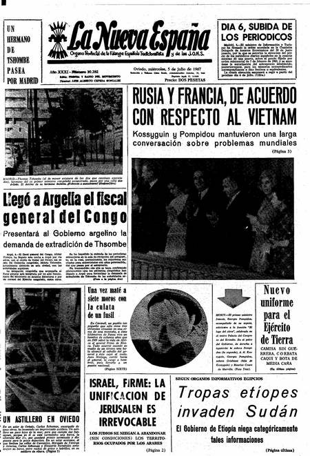 Portada Miércoles 5 de  de 1967