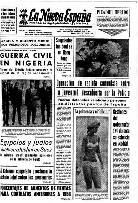 Portada Domingo 9 de  de 1967