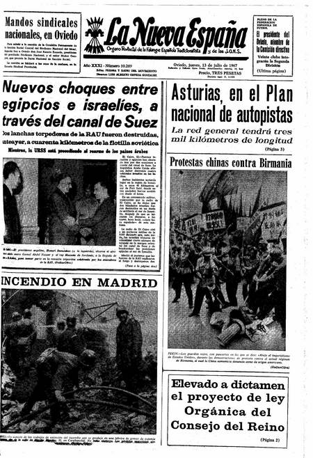 Portada Jueves 13 de  de 1967