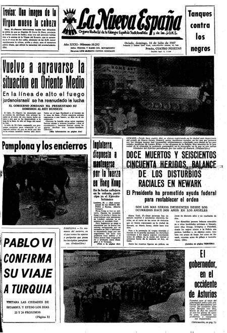 Portada Domingo 16 de  de 1967