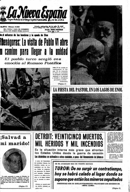 Portada Miércoles 26 de  de 1967