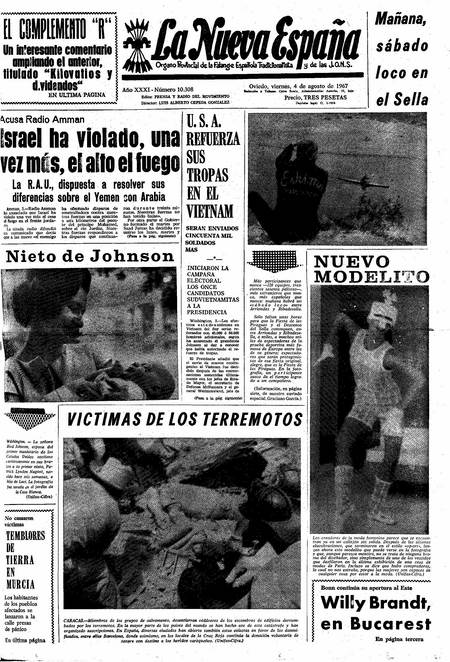 Portada Viernes 4 de  de 1967