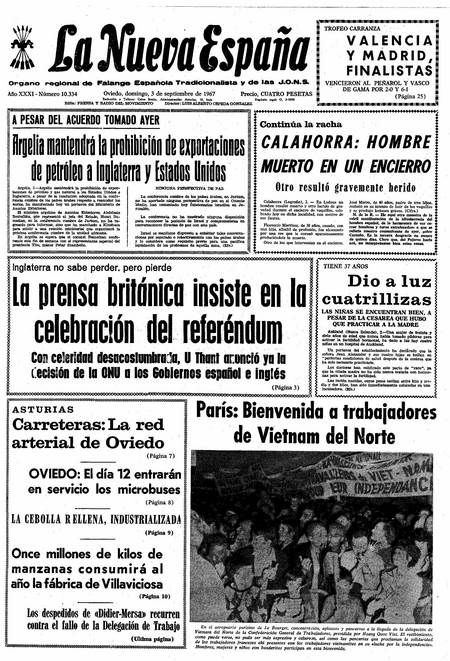 Portada Domingo 3 de  de 1967