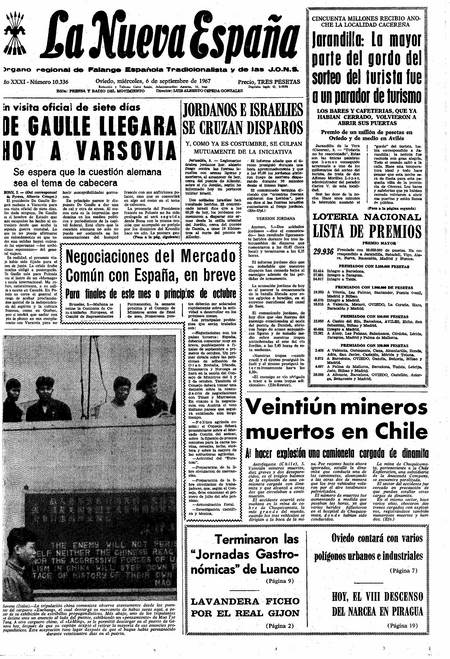 Portada Miércoles 6 de  de 1967