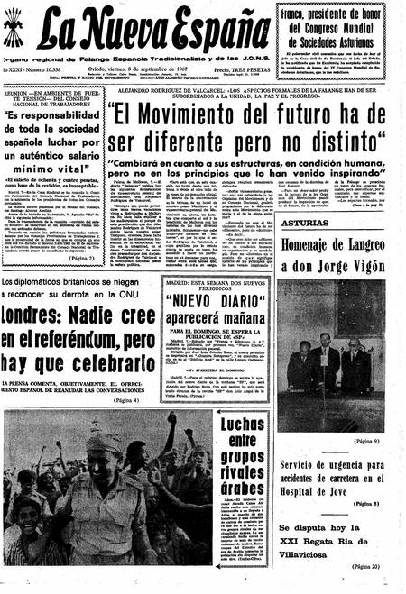 Portada Viernes 8 de  de 1967