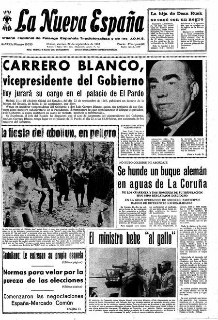 Portada Viernes 22 de  de 1967