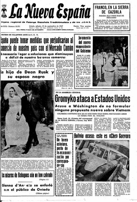 Portada Sábado 23 de  de 1967