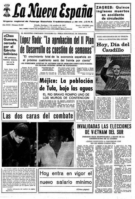 Portada Domingo 1 de Octubre de 1967