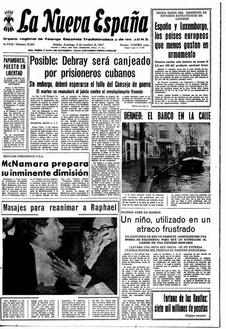 Portada Domingo 8 de Octubre de 1967