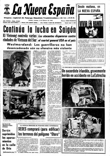 Portada Viernes 2 de  de 1968