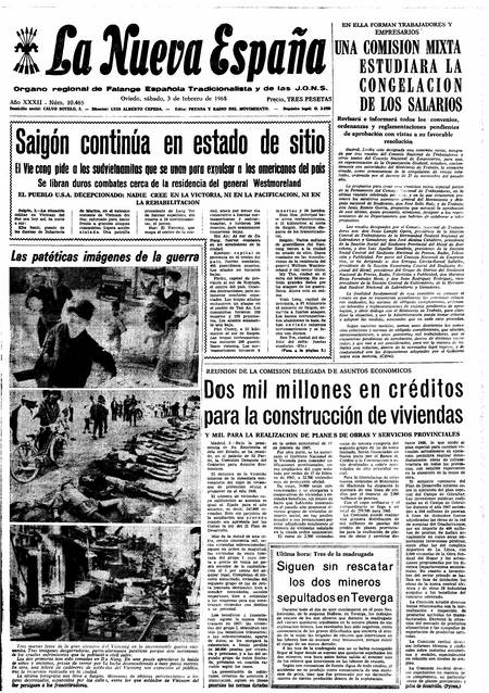 Portada Sábado 3 de  de 1968