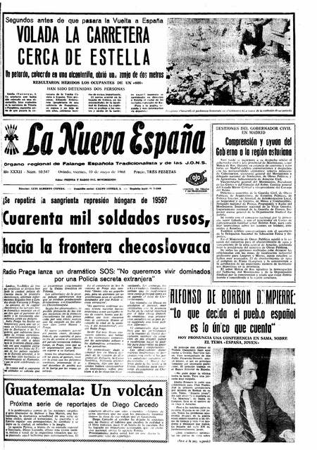 Portada Viernes 10 de  de 1968