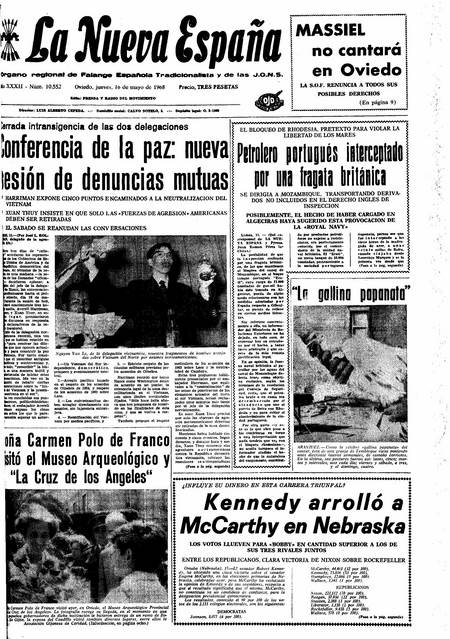 Portada Jueves 16 de  de 1968
