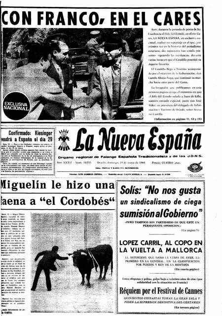 Portada Domingo 19 de  de 1968