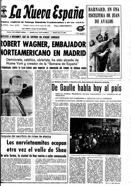 Portada Viernes 24 de  de 1968