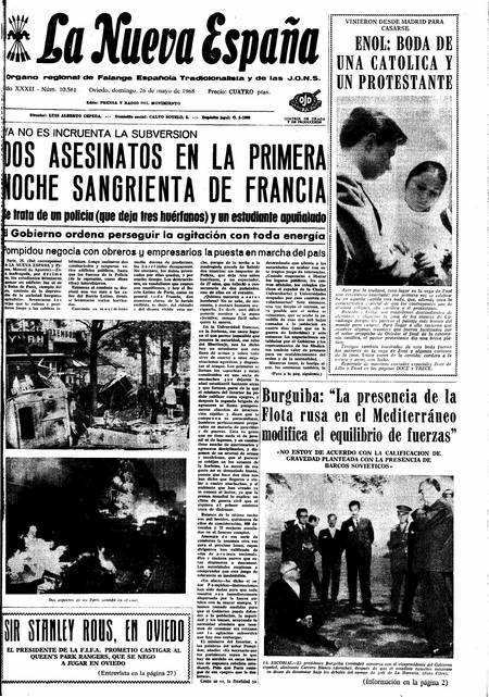 Portada Domingo 26 de  de 1968
