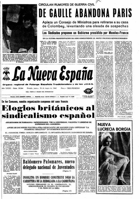 Portada Jueves 30 de  de 1968