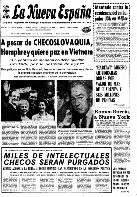 Portada Sábado 31 de  de 1968