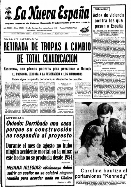 Portada Domingo 8 de  de 1968