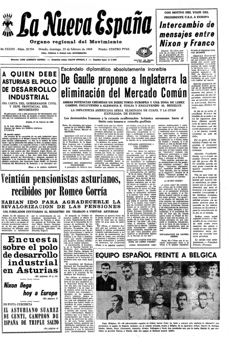 Portada Domingo 23 de  de 1969