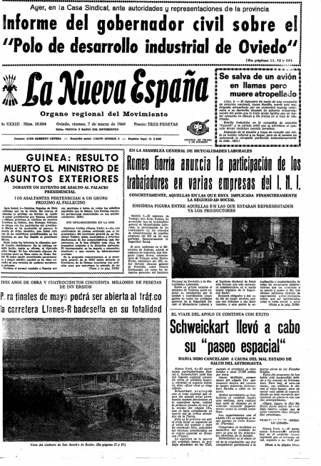 Portada Viernes 7 de  de 1969