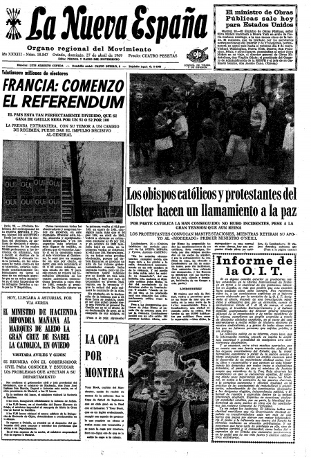 Portada Domingo 27 de  de 1969
