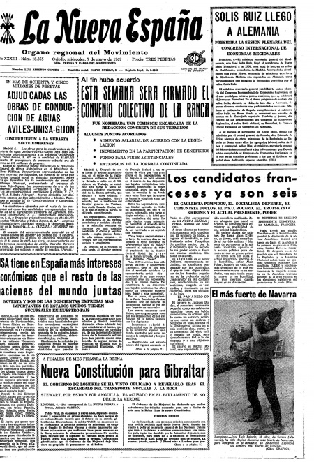 Portada Miércoles 7 de  de 1969