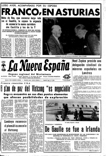 Portada Domingo 11 de  de 1969