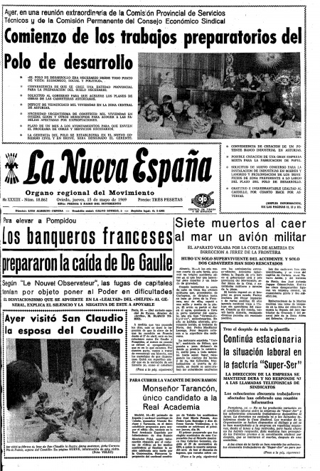 Portada Jueves 15 de  de 1969