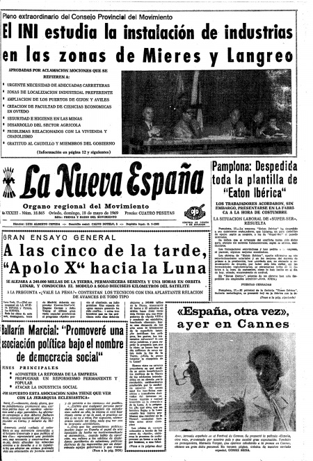 Portada Domingo 18 de  de 1969