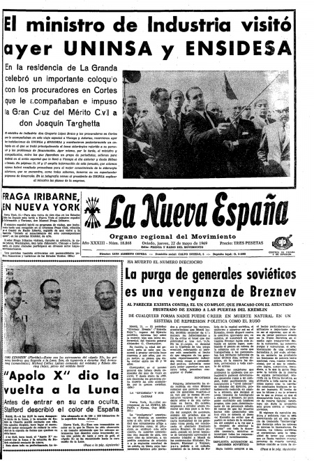 Portada Jueves 22 de  de 1969