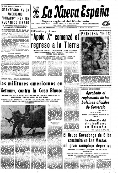 Portada Sábado 24 de  de 1969