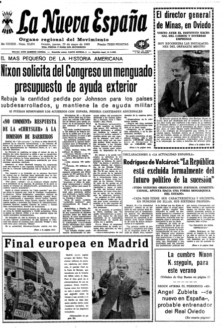Portada Jueves 29 de  de 1969