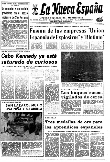 Portada Domingo 13 de  de 1969