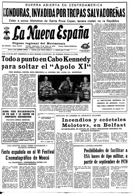 Portada Miércoles 16 de  de 1969
