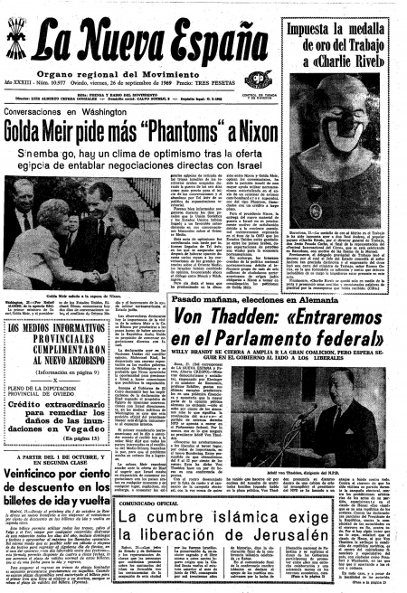 Portada Viernes 26 de  de 1969