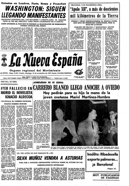 Portada Domingo 16 de Noviembre de 1969