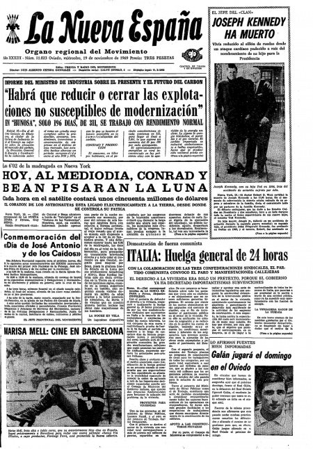 Portada Miércoles 19 de Noviembre de 1969