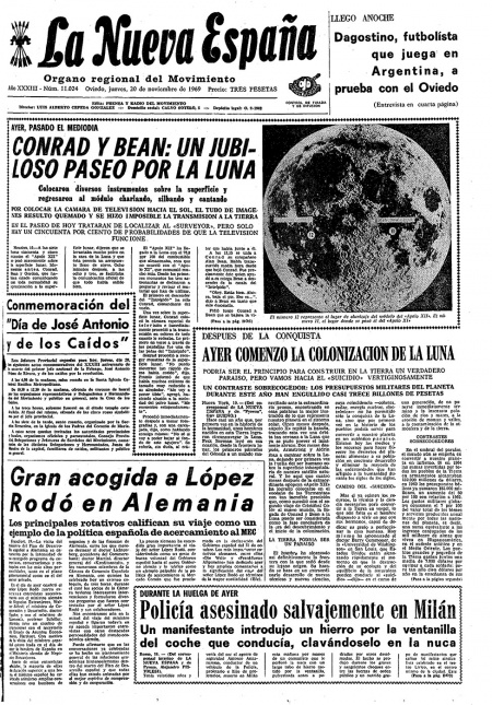 Portada Jueves 20 de Noviembre de 1969