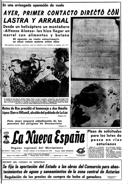 Portada Sábado 21 de  de 1970
