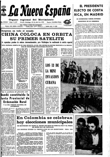 Portada Domingo 26 de  de 1970