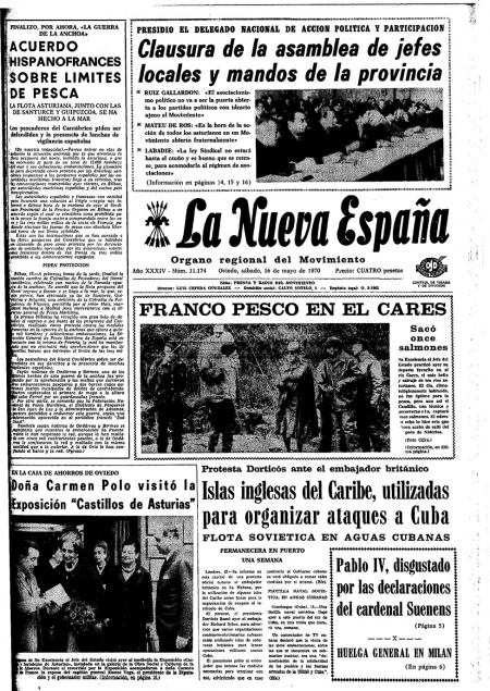Portada Sábado 16 de  de 1970
