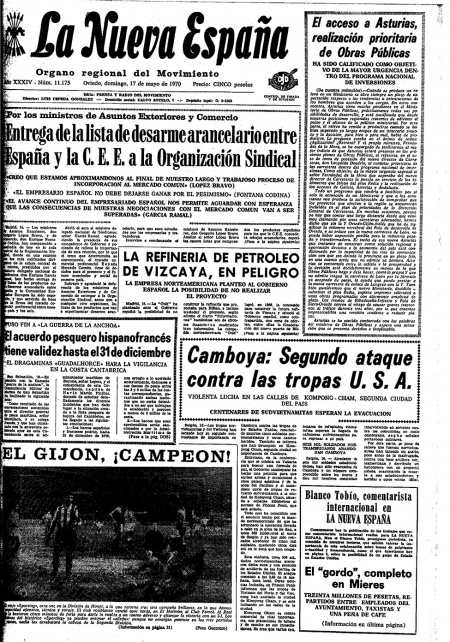 Portada Domingo 17 de  de 1970