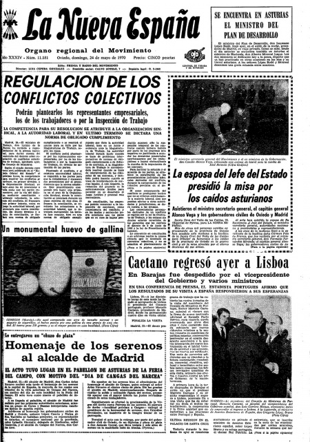 Portada Domingo 24 de  de 1970